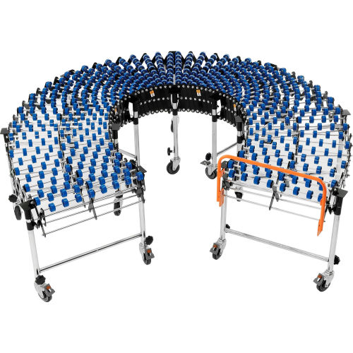Per Foot Lot of 1 Nylon Skate Wheels 175 Lbs 62 to 248 Portable Flexible /& Expandable Conveyor