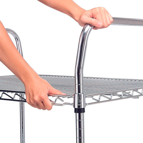 Wire Shelving Accessories & Components 24 Inch Utility Cart Handle