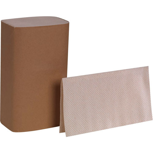 Case of Pacific Blue Basic S-Fold Recycled Paper Towel by GP PRO 23504, Brown 