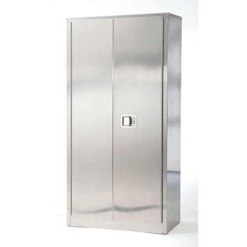 Stainless Steel Storage Cabinet 48 X 24 72 237847 Globalindustrial Com Stainless Steel Storage Cabinet 48 X 24, Steel Storage Cabinet