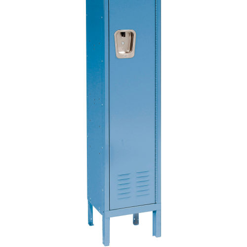 12x12x72 Ready To Assemble 1 Door Blue Single Tier Locker