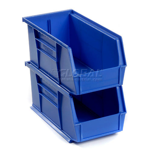 【ゆゆ】 Global Industrial™ Plastic Hang & Stack Bin, 10-7/8