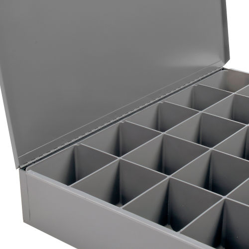 Durham 113-95-IND Gray Cold Rolled Steel Individual Large Scoop Box 18" Width x 