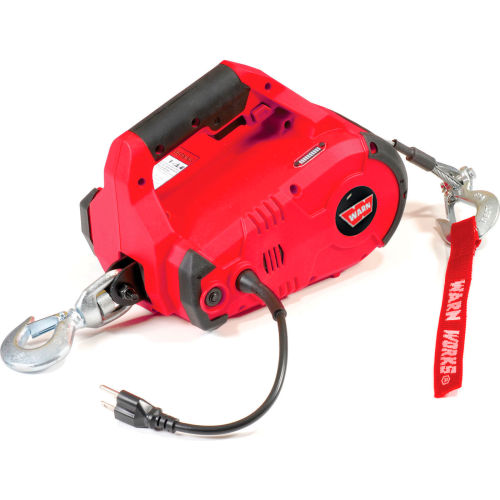 Warn 885000 Pullzall Hand Held Winch Hoist 1000 LBS 110 Volt Corded Come Along 