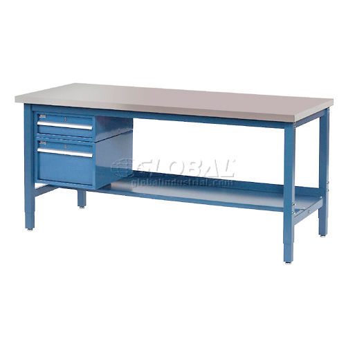 Laboratory Work Bench Adjustable Height 60"W x 30"D Lab Bench
