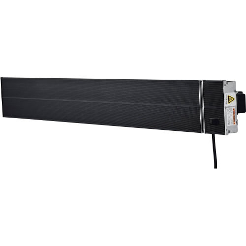 Global Industrial Infrared Patio Heater W Remote Wall Ceiling Mount 2600w Black Panel 246719 Globalindustrial Com Infrared Patio Heater W Remote Wall, Ceiling Mounted Patio Heater Reviews