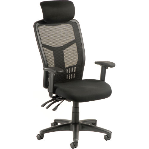 Mami ☆ Interion Mesh Office Chair with High Back & Adjustable Arms