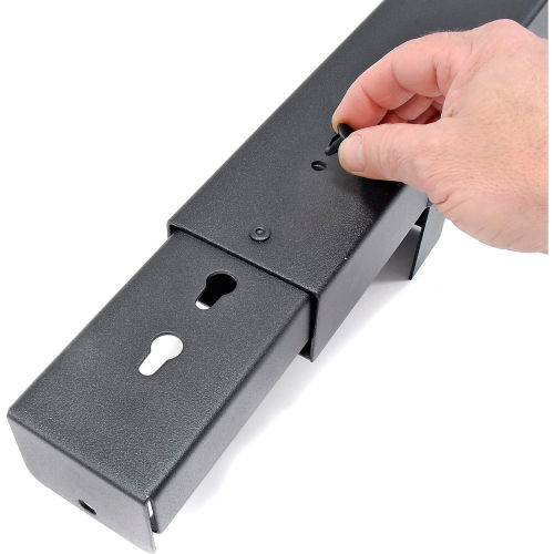 Global Industrial™ Adjustable Height Steel C-Channel Leg For Workbench ...