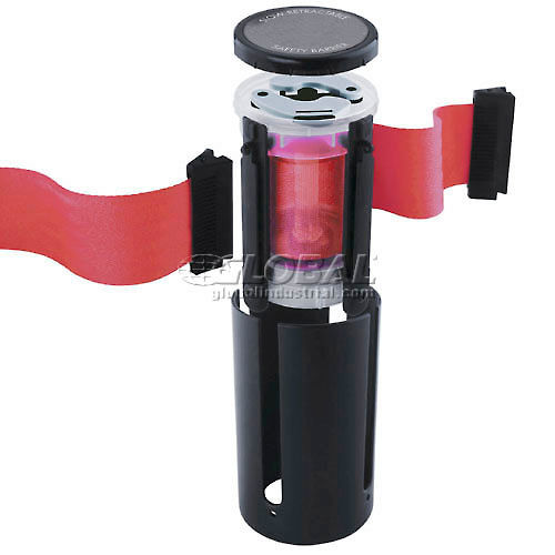 x4 Blue /& Chrome Retractable Crowd Control Barrier Posts Queue Management Safety System 2 Metres of Webbing Per Post