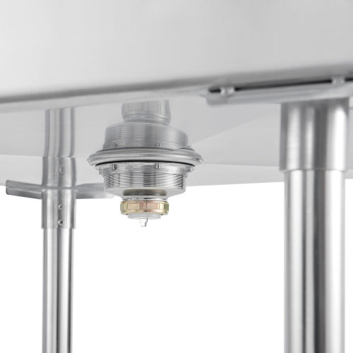 Stainless Steel Utility Sink w/Faucet, 24