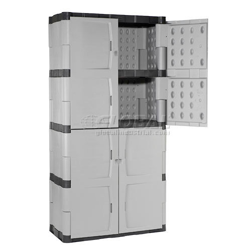 Cabinets Plastic Rubbermaid 7083 Plastic Storage Cabinet