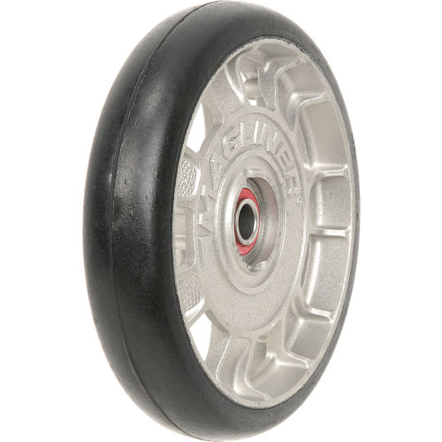 X 1-5/8 In Hand Truck Wheel Mold-On Rubber With Sealed Semi-Precision 8 In 