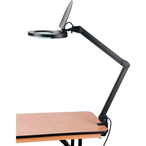 desk mount led laboratory magnifier lamp