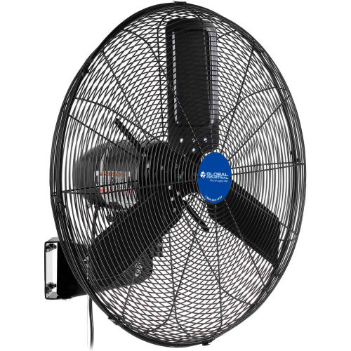 Fans Wall Fans Global Industrial 24 Industrial Wall Mounted Oscillating Fan Outdoor Rated 7700cfm 3 10hp 292450 Globalindustrial Com