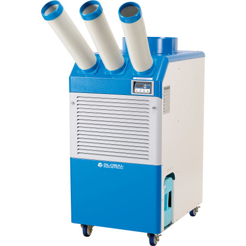 Global Industrial Portable Air Conditioner 3 Ton W Cold Air Nozzles 37 000 Btu 230v 292845 Globalindustrial Com