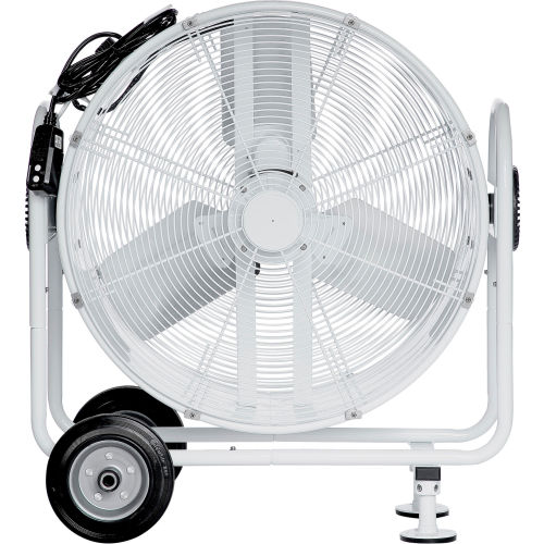 5800 CFM 1//4 HP Global Industrial Outdoor Rated 24 Mobile Tilt Drum Blower Fan