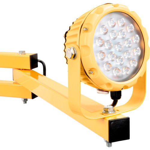 Global Industrial Led Dock Light W 40 Arm w 1800 Lumens 5000k On Off Switch 9 Cord Globalindustrial Com