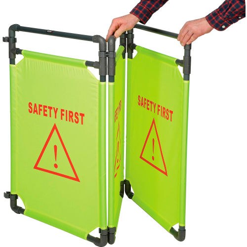 Crowd Control | Barricades & Barriers | Safety First Folding Fabric ...