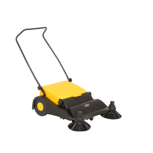 industrial push broom sweeper