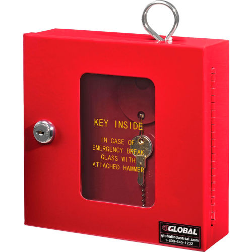 Global Industrial Emergency Key Box, 6-1/4