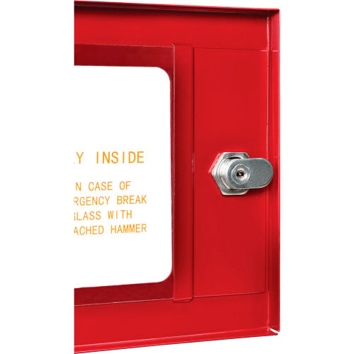Global Industrial Emergency Key Box, 6-1/4