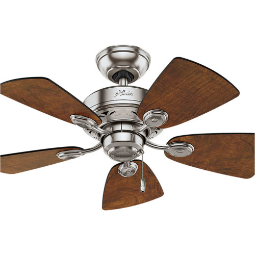 Hunter Fan 34 Watson Ceiling With Light 52092 Brushed Nickel B2255992 Globalindustrial Com Hunter Fan 34 Watson Ceiling With, Hunter Ceiling Fan Nickel