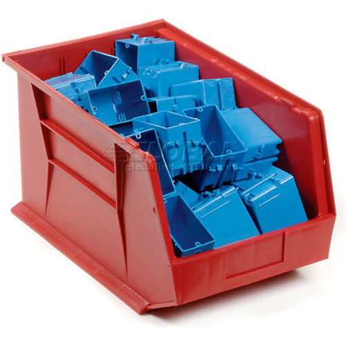 Red box Plastic Parts Storage Stacking Picking Bins 116x161x75 Details about   1 x Ergo M 