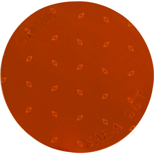 Buyers Products 5623001 3 in DOT Reflectors Amber Stick-On 