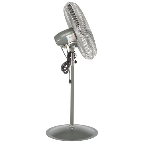 Global Industrial™ Aluminum 24" Industrial Pedestal Fan, Oscillating