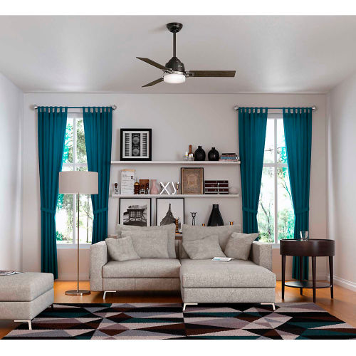 Hunter Fan 48 Leoni Ceiling With Light And Handheld Remote 59219 Bronze Brushed Nickel B2255941 Globalindustrial Com Hunter Fan 48 Leoni Ceiling With, Hunter Leoni Ceiling Fan