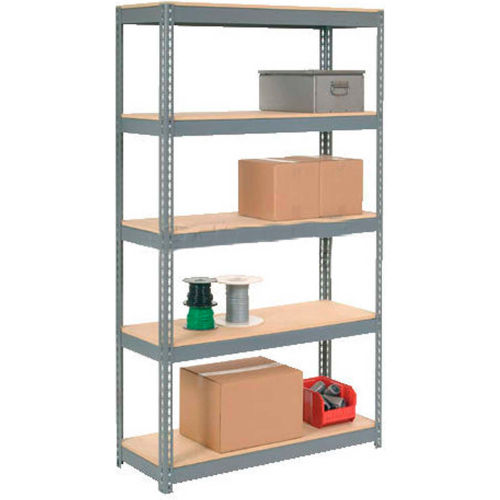 Extra Heavy Duty Shelving 48 W X 24 D, Boltless Steel Shelving With Wood Deck