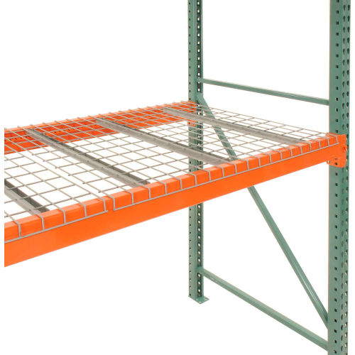 global industrial pallet rack wire decking 58 w x 42 d 2750 lbs cap gray