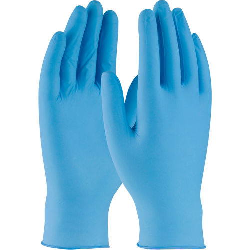 PIP Superior Nitrile Gloves Large Blue 100pcs/box Powder/Latex free 