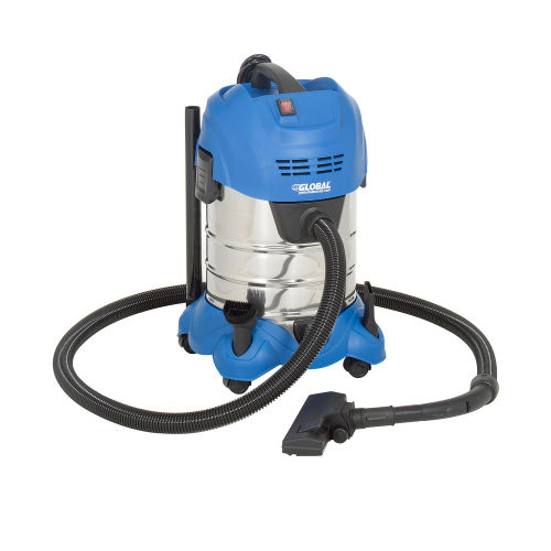 Global Industrial™ Stainless Steel Wet/Dry Vacuum, 6.6 Gallon Cap ...