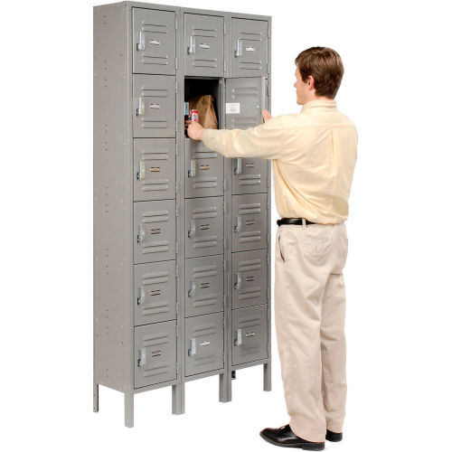 Global Industrial™ Capital  6-Tier 18 Door Box Locker, 36