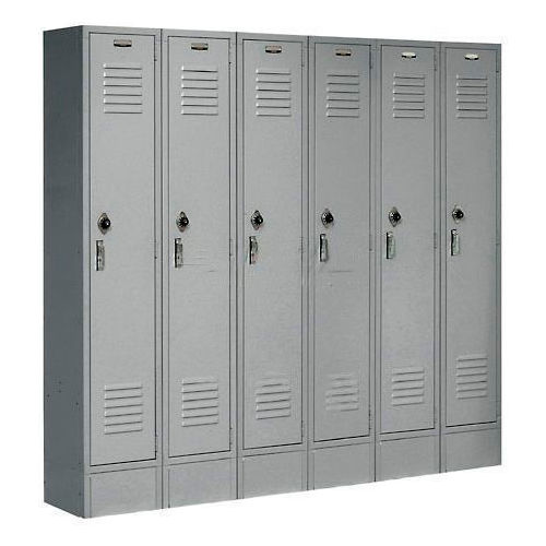 12x12x72 Ready To Assemble 1 Door Blue Single Tier Locker