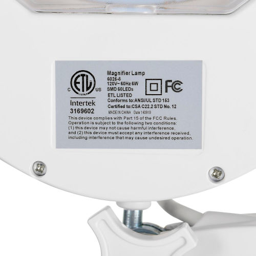 intertek magnifier lamp