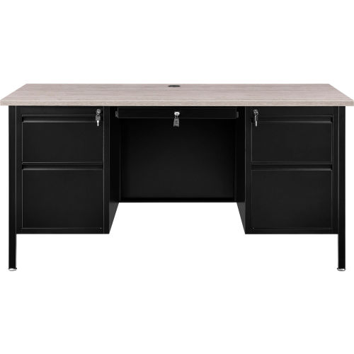 Interion  Steel Teachers Desk, 60
