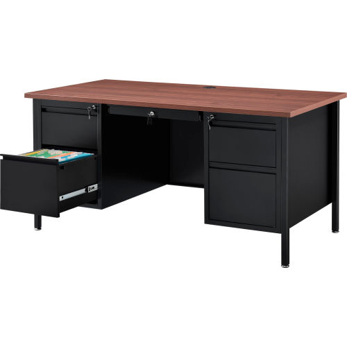 Interion  Steel Teachers Desk, 60