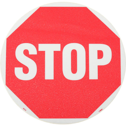 Signs | Floor | Floor Signs - Stop | 744040 - GlobalIndustrial.com