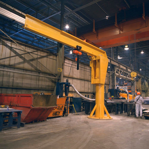 Abell-Howe Heavy Duty Floor Crane 4B0880 6000 Lb Capacity