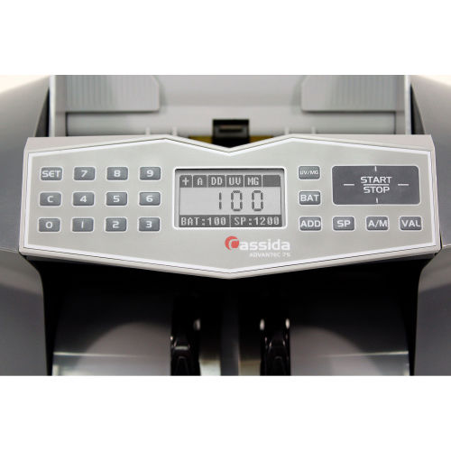 Cassida Selectable 4 Speed Heavy Duty Currency Counter with UV and MG ADVANTEC75UVMG