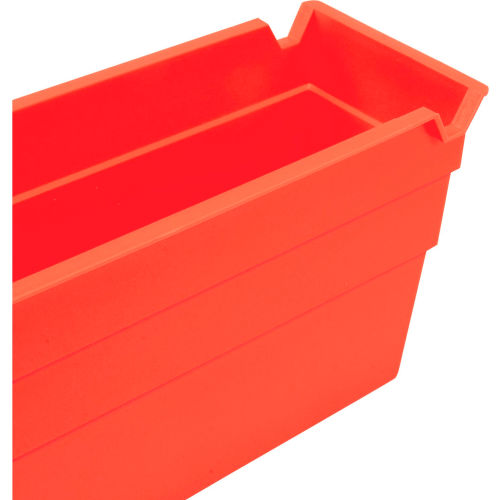 Qty 24 Bulk Details about   Plastic Nesting Storage Shelf Bin 2-3/4 W x 11-5/8 D x 4 H Yellow 