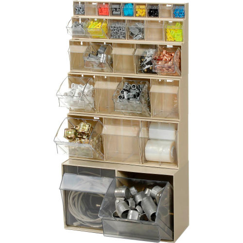 Grey Quantum Storage 3 Compartment Clear Tilt Out Bin Color Size L = 197Mm X W = 600Mm X H = 241Mm Grey Quantum Storage 3 Compartment Clear Tilt Out Bin Color Size L = 197Mm X W = 600Mm X H = 241Mm