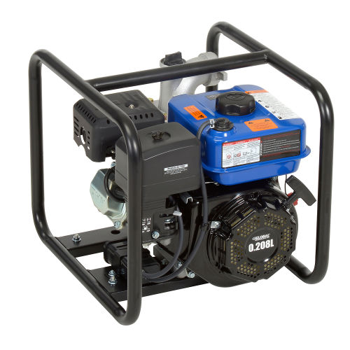 Global Industrial® Portable Gasoline Water Pump, 2” Intake/Outlet, 7HP