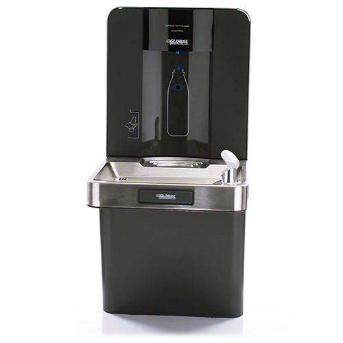 Refrigerated Drinking Fountain with Bottle Filler, Filtered, by Global ...