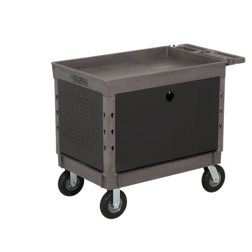 Global Industrial™ Extra Strength Plastic 2 Tray Shelf Maintenance Cart 