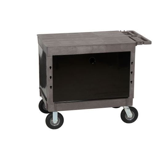 Global Industrial™ Utility Cart w/2 Shelves & 8" Casters, 44"L x 251/2