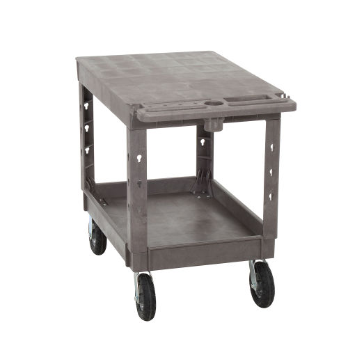 Global Industrial™ Industrial Flat Top Utility Cart, 2 Shelf, 44"Lx251