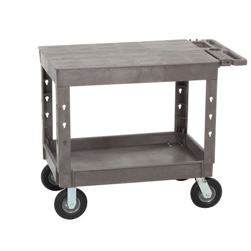 Global Industrial™ Industrial Flat Top Utility Cart, 2 Shelf, 44"Lx251